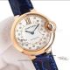 Replica Cartier Blue Balloon White Face Rose Gold Bezel Blue Leather Strap Watch (2)_th.jpg